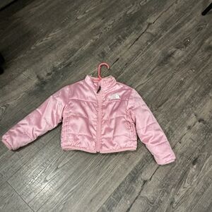 The North Face Kids Pink Puffer Jacket